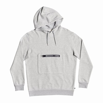 DC Covert Men's Grey Sweatshirts & Hoodies Australia OVQ-862